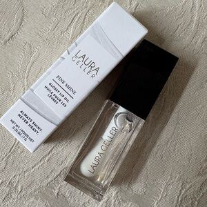 Laura Geller Fine Shine Glossy Lip Oil Lipgloss in Glass Half Full Clear BNIB